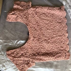 Forever 21 lace crop top L